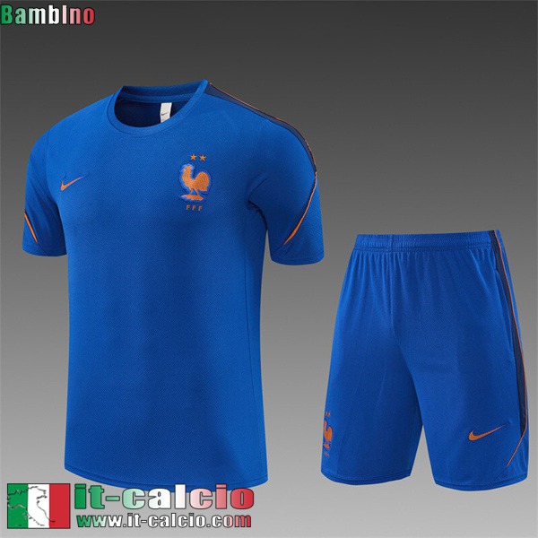 kit: maglietta a maniche senza Francia Bambini 26 27 H902