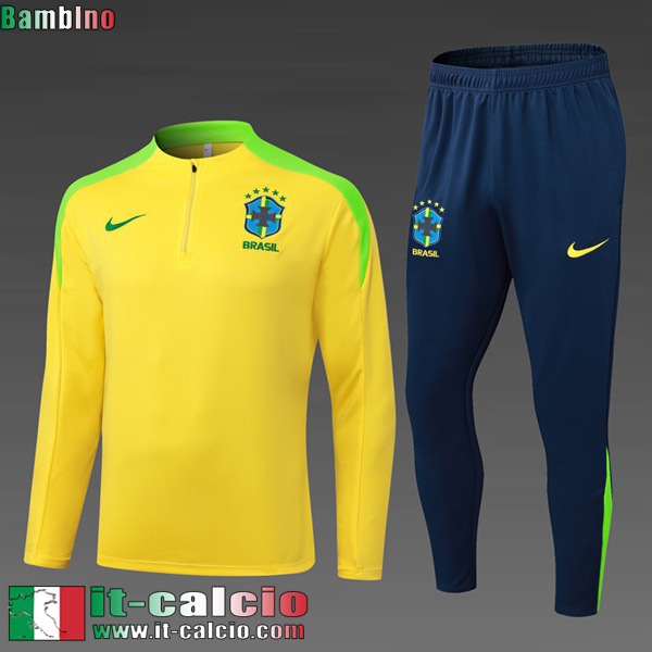kit: Tute Calcio Brasile Bambini 26 27 C1032