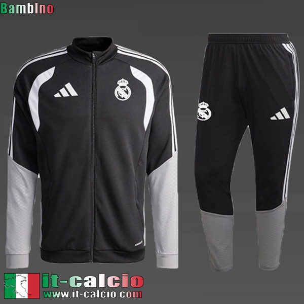 kit: Full-Zip Giacca Real Madrid Bambini 26 27 C1046