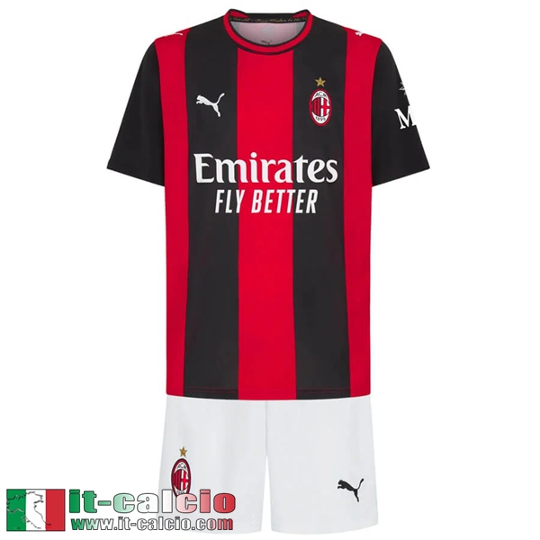 Maglia Calcio AC Milan Prima Bambini 26 27