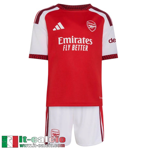 Maglia Calcio Arsenal Prima Bambini 26 27
