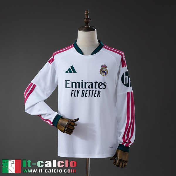 Maglia Calcio Real Madrid Prima Uomo Maniche Lunghe 26 27