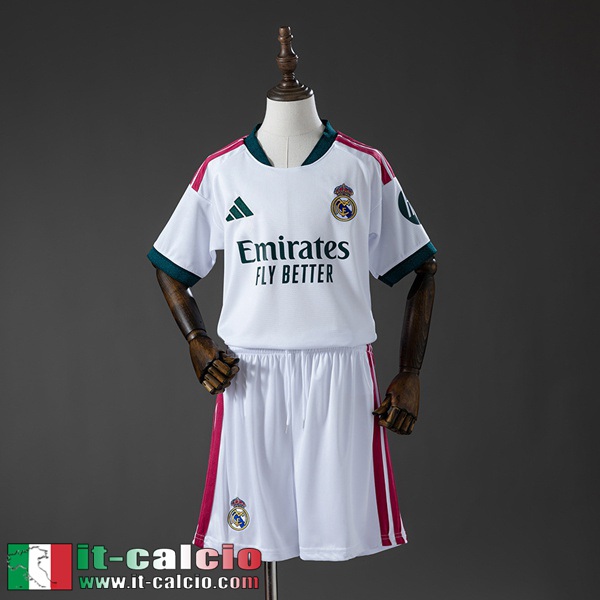 Maglia Calcio Real Madrid Prima Bambini 26 27