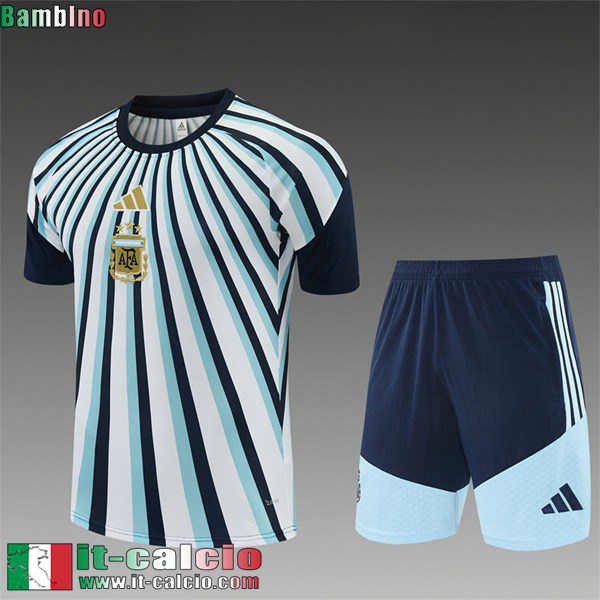 KIT:Magliette a maniche corte Argentina Bambini 26 27 H941