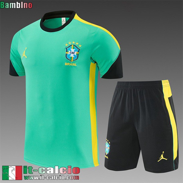 KIT:Magliette a maniche corte Brasile Bambini 26 27 H953