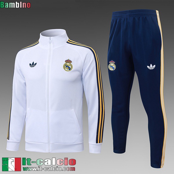 KIT:Full-Zip Giacca Real Madrid Bambini 26 27 C1081