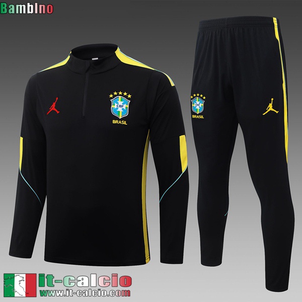 KIT:Tute Calcio Brasile Bambini 26 27 C1086