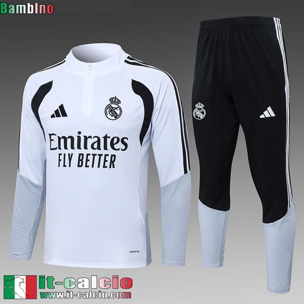 KIT:Tute Calcio Real Madrid Bambini 26 27 C1094