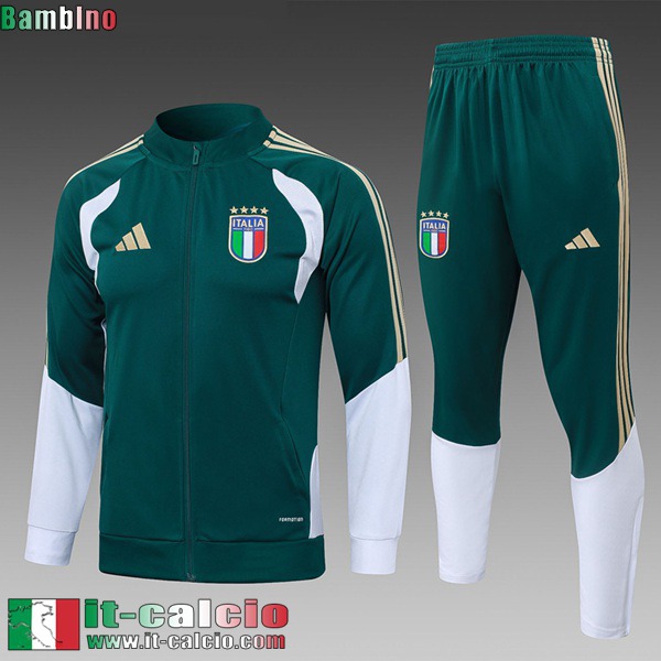 KIT:Full-Zip Giacca Italia Bambini 26 27 C1097