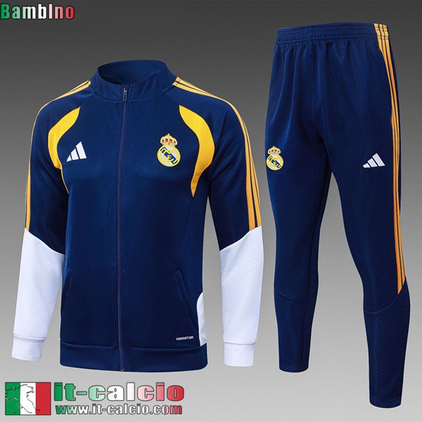 KIT:Full-Zip Giacca Real Madrid Bambini 26 27 C1104
