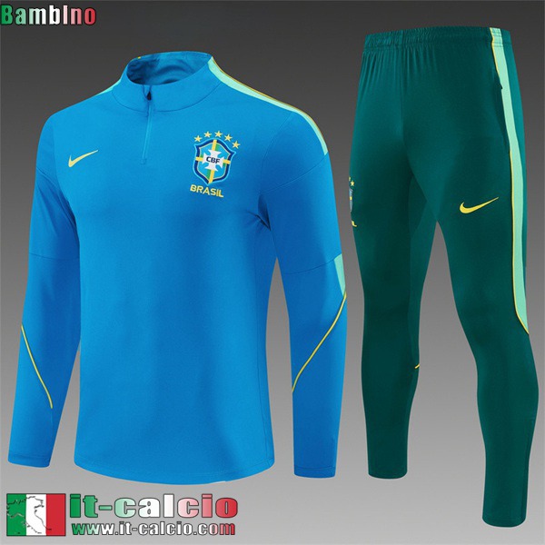 KIT:Tute Calcio Brasile Bambini 26 27 C1112