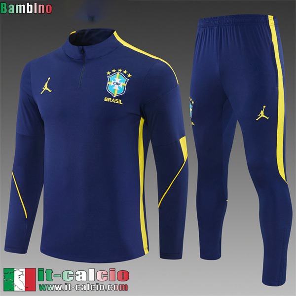 KIT:Tute Calcio Brasile Bambini 26 27 C1113