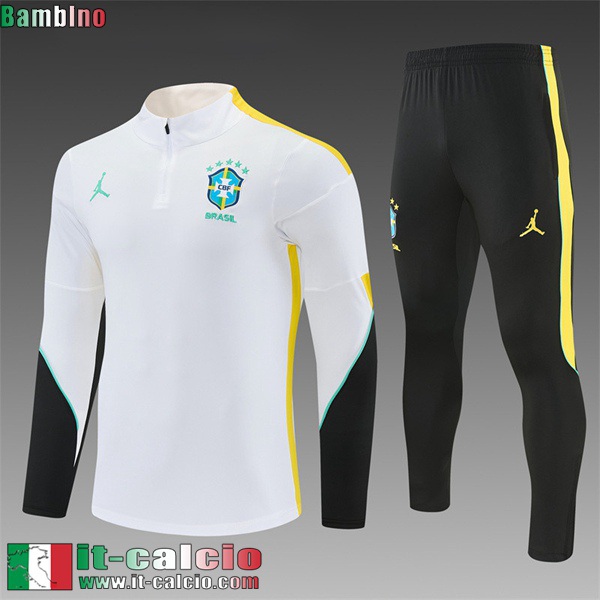 KIT:Tute Calcio Brasile Bambini 26 27 C1127