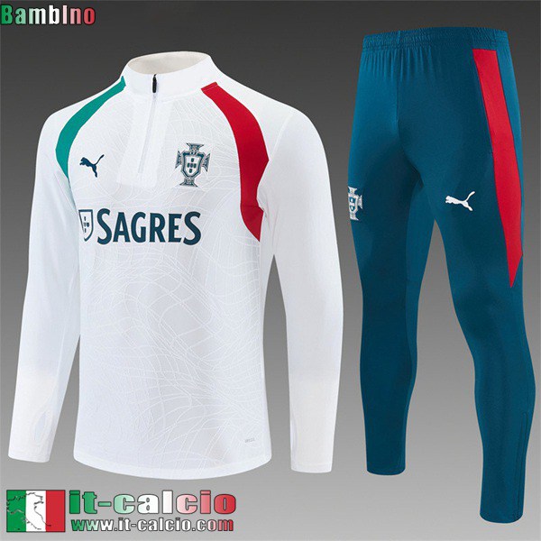 KIT:Tute Calcio Portogallo Bambini 26 27 C1132