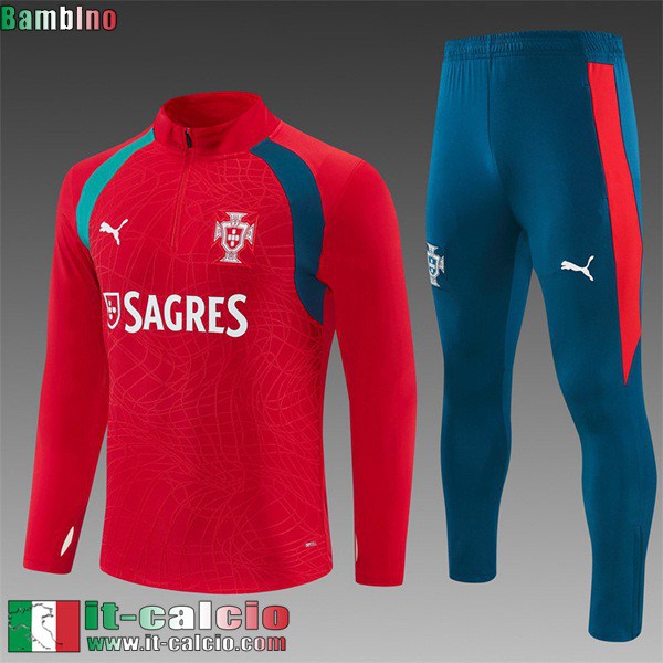 KIT:Tute Calcio Portogallo Bambini 26 27 C1133