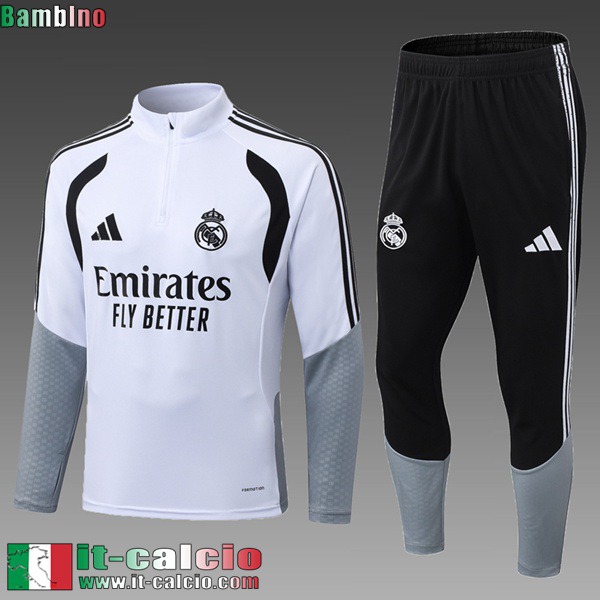 KIT:Tute Calcio Real Madrid Bambini 26 27 C1141