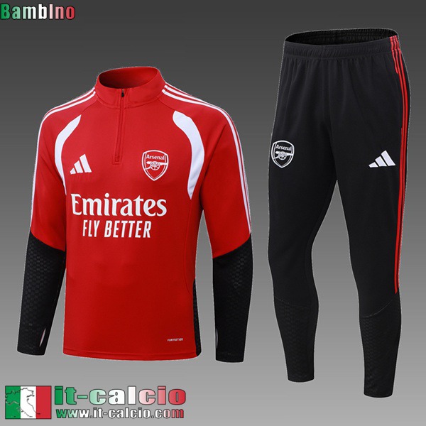 KIT:Tute Calcio Arsenal Bambini 26 27 C1150