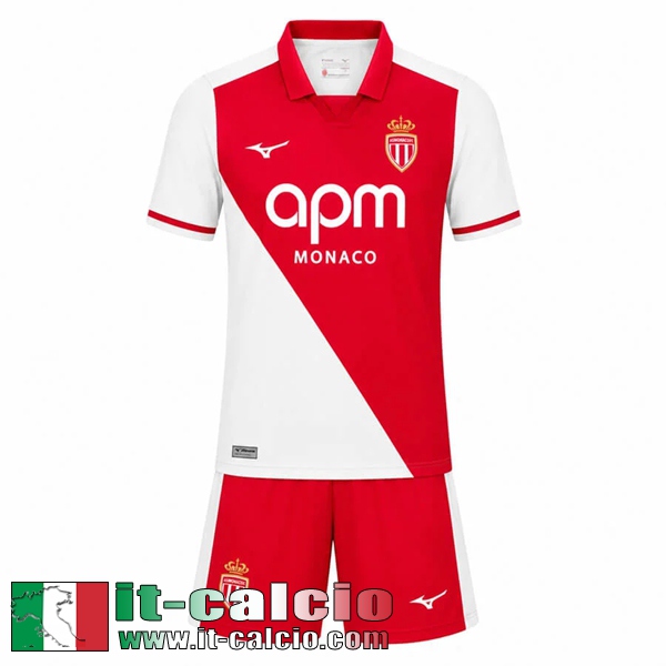 Maglie Calcio AS Monaco Prima Bambini 26 27