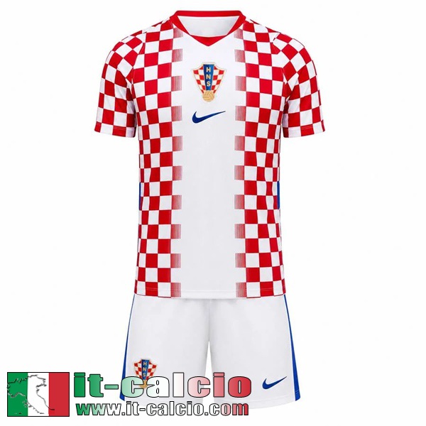 Maglie Calcio Croazia Prima Bambini World Cup 2026