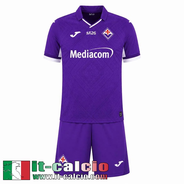 Maglie Calcio Fiorentina Prima Bambini 26 27