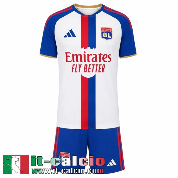 Maglie Calcio Olympique Lione Prima Bambini 26 27