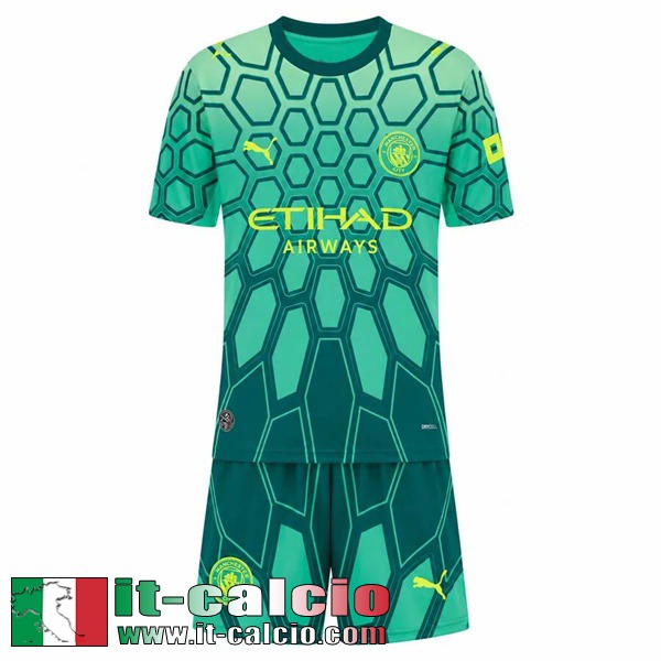 Maglie Calcio Manchester City Portieri Bambini 26 27 TBB989