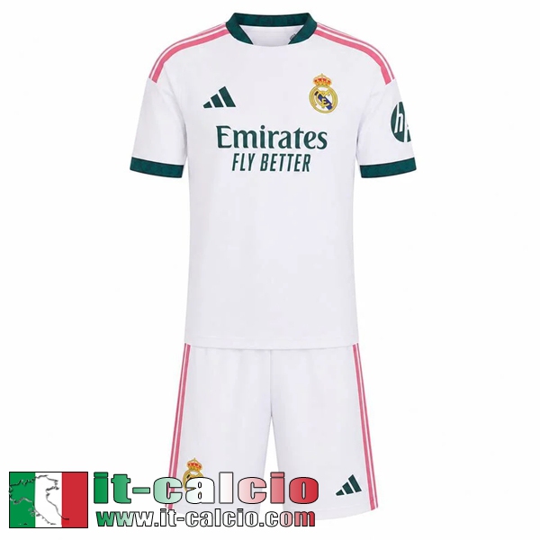 Maglie Calcio Real Madrid Prima Bambini 26 27