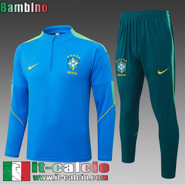 KIT: Tute Calcio Brasile Bambini 26 27 C1155
