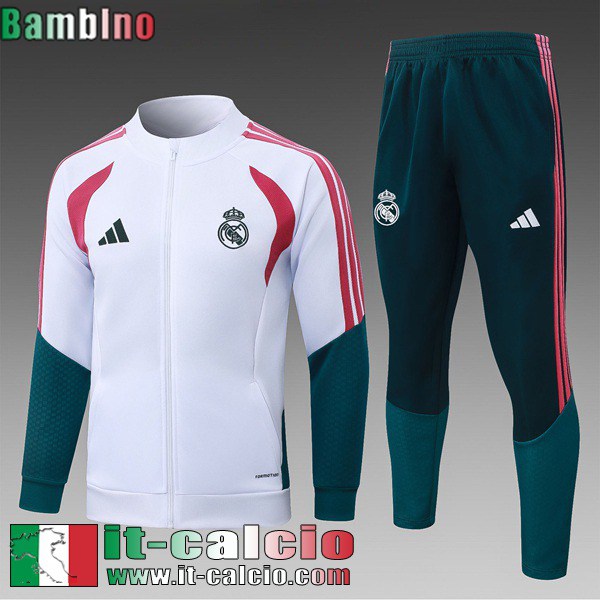 KIT: Full-Zip Giacca Real Madrid Bambini 26 27 C1161