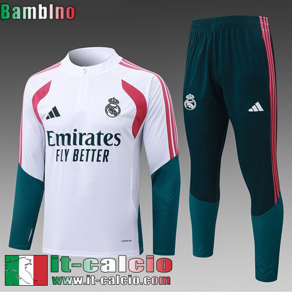 KIT: Tute Calcio Real Madrid Bambini 26 27 C1163