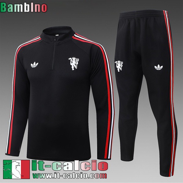 KIT: Tute Calcio Manchester United Bambini 26 27 C1169