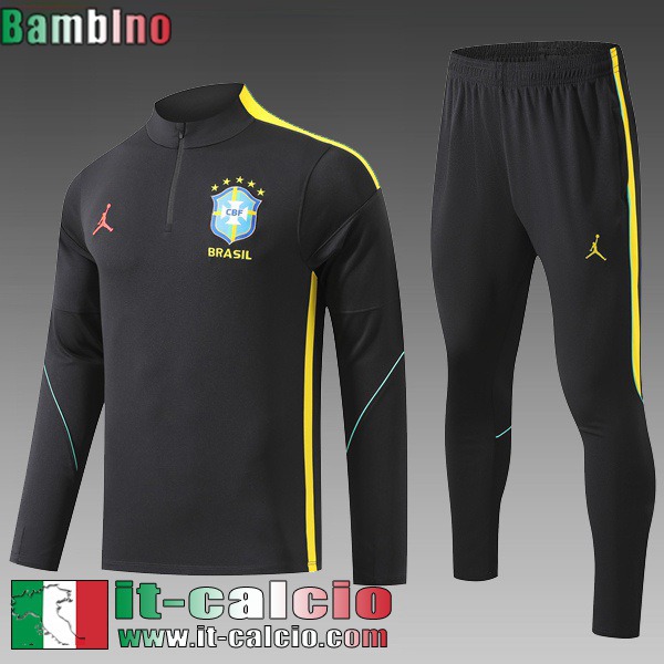 KIT: Tute Calcio Brasile Bambini 26 27 C1176