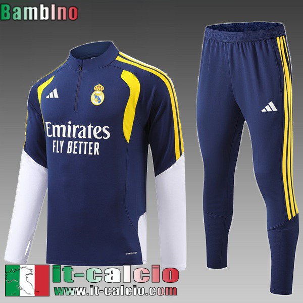 KIT: Tute Calcio Real Madrid Bambini 26 27 C1187