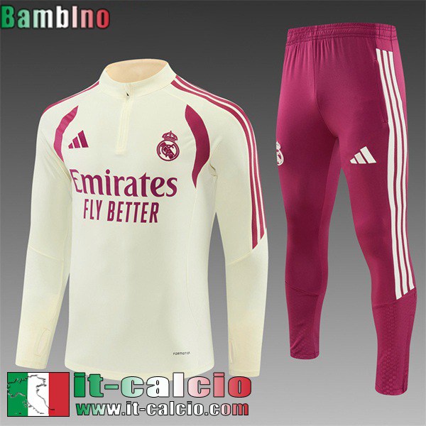 KIT: Tute Calcio Real Madrid Bambini 26 27 C1217