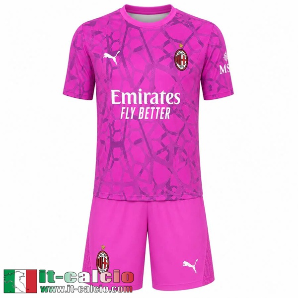 Maglie Calcio AC Milan Seconda Portieri Bambini 26 27