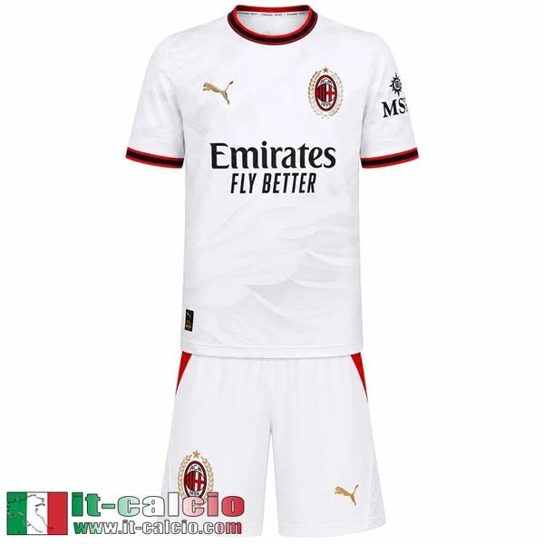 Maglie Calcio AC Milan Seconda Bambini 26 27