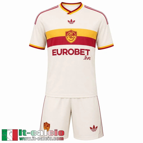 Maglie Calcio AS Roma Seconda Bambini 26 27