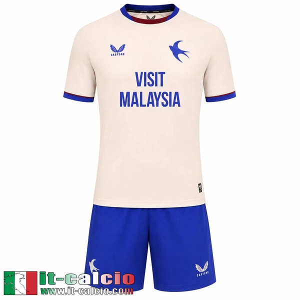 Maglie Calcio Cardiff City Seconda Bambini 26 27 Maglie Calcio Cardiff City Seconda Bambini 26 27