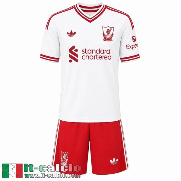Maglie Calcio Liverpool Seconda Bambini 26 27