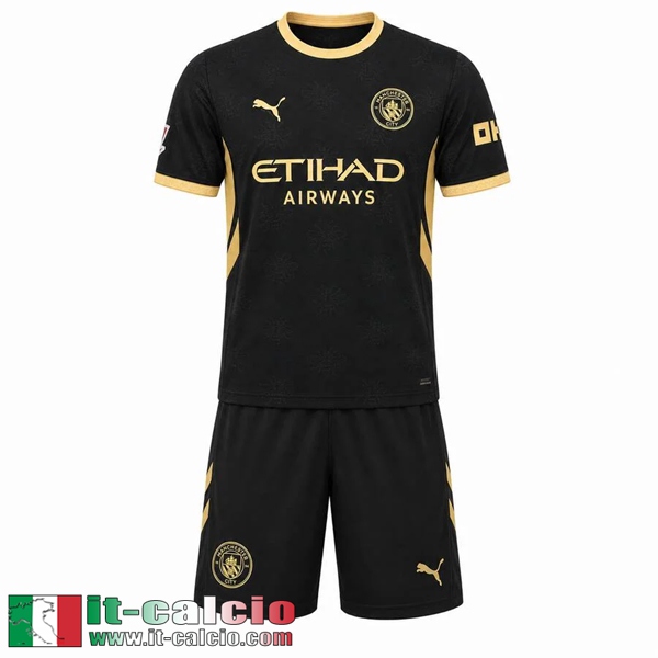 Maglie Calcio Manchester City Seconda Bambini 26 27