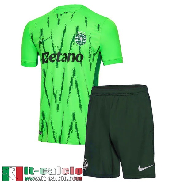 Maglie Calcio Sporting Lisbon Terza Bambini 26 27
