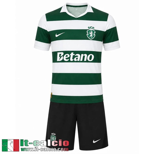 Maglie Calcio Sporting Lisbon Prima Bambini 26 27