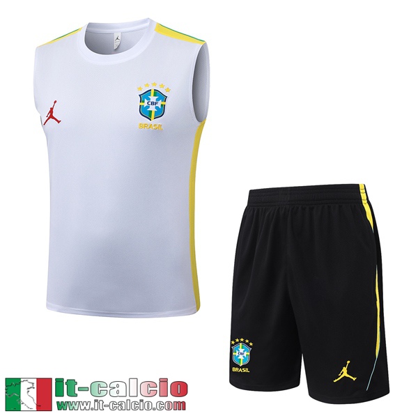 magliette a maniche senza Brasile Uomo 26 27 H1075