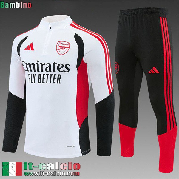 KIT: Tute Calcio Arsenal Bambini 26 27 C1260