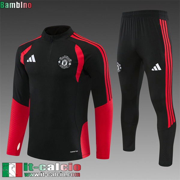 KIT: Tute Calcio Manchester United Bambini 26 27 C1268