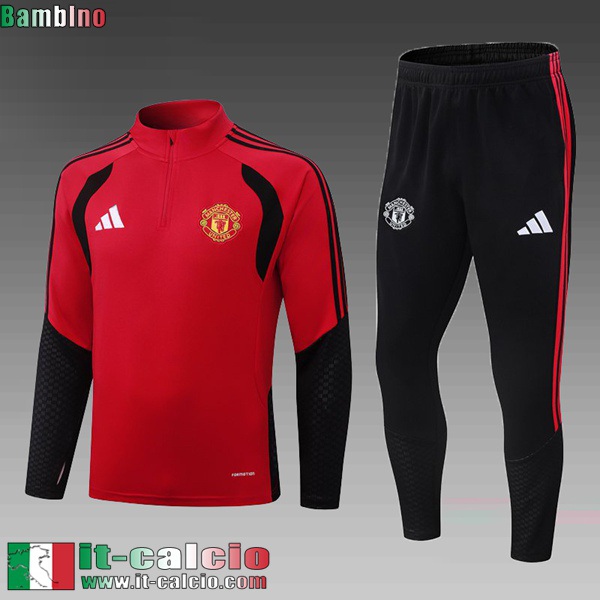 KIT: Tute Calcio Manchester United Bambini 26 27 C1278