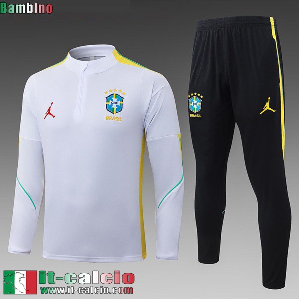 KIT: Tute Calcio Brasile Bambini 26 27 C1281