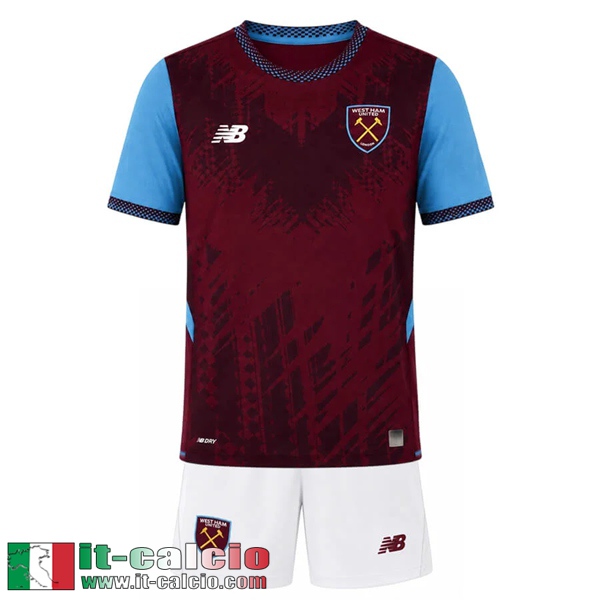 Maglie Calcio West Ham United Prima Bambini 26 27