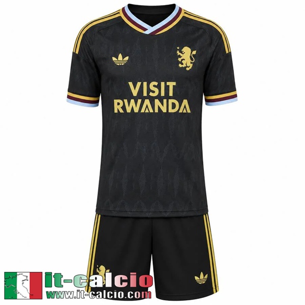 Maglie Calcio Aston Villa Seconda Bambini 26 27