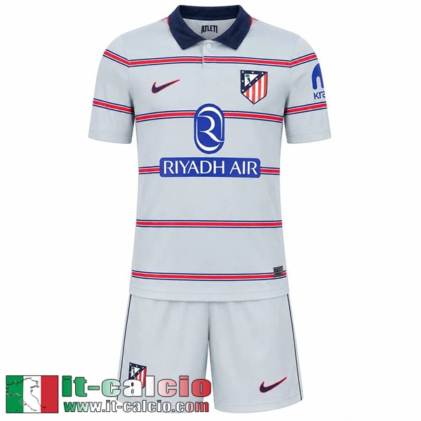 Maglie Calcio Atletico Madrid Terza Bambini 26 27
